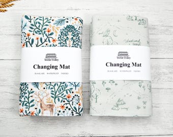 Woodland Animals Travel Changing Mat: Waterproof Baby Essentials