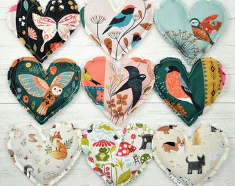 Flax Seed Hot Cold Pack: Valentine's day gift, Heart shape boo boo relief