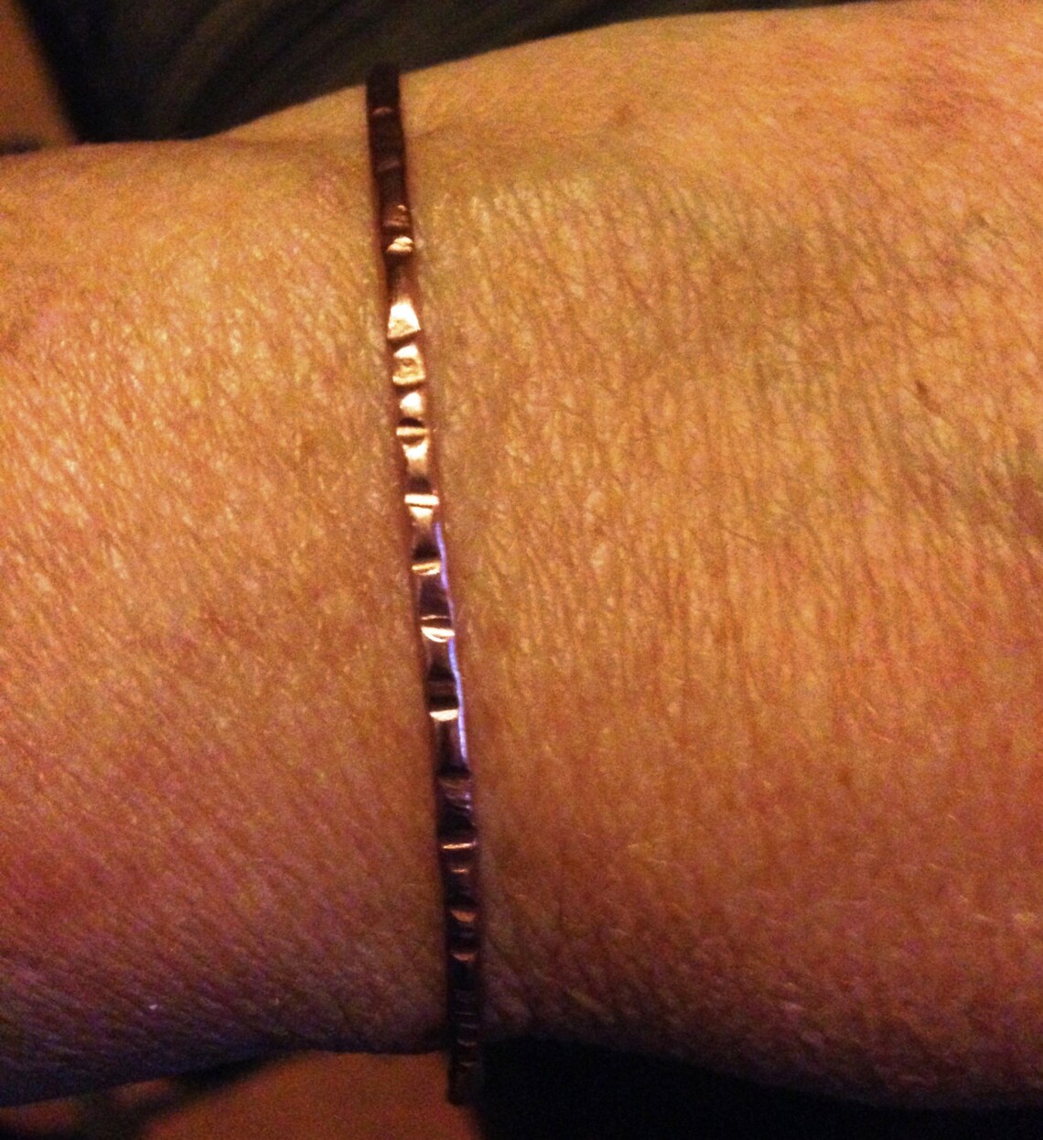 Copper bangles. African copper bangle set. 2mm bangles. Narrow Etsy