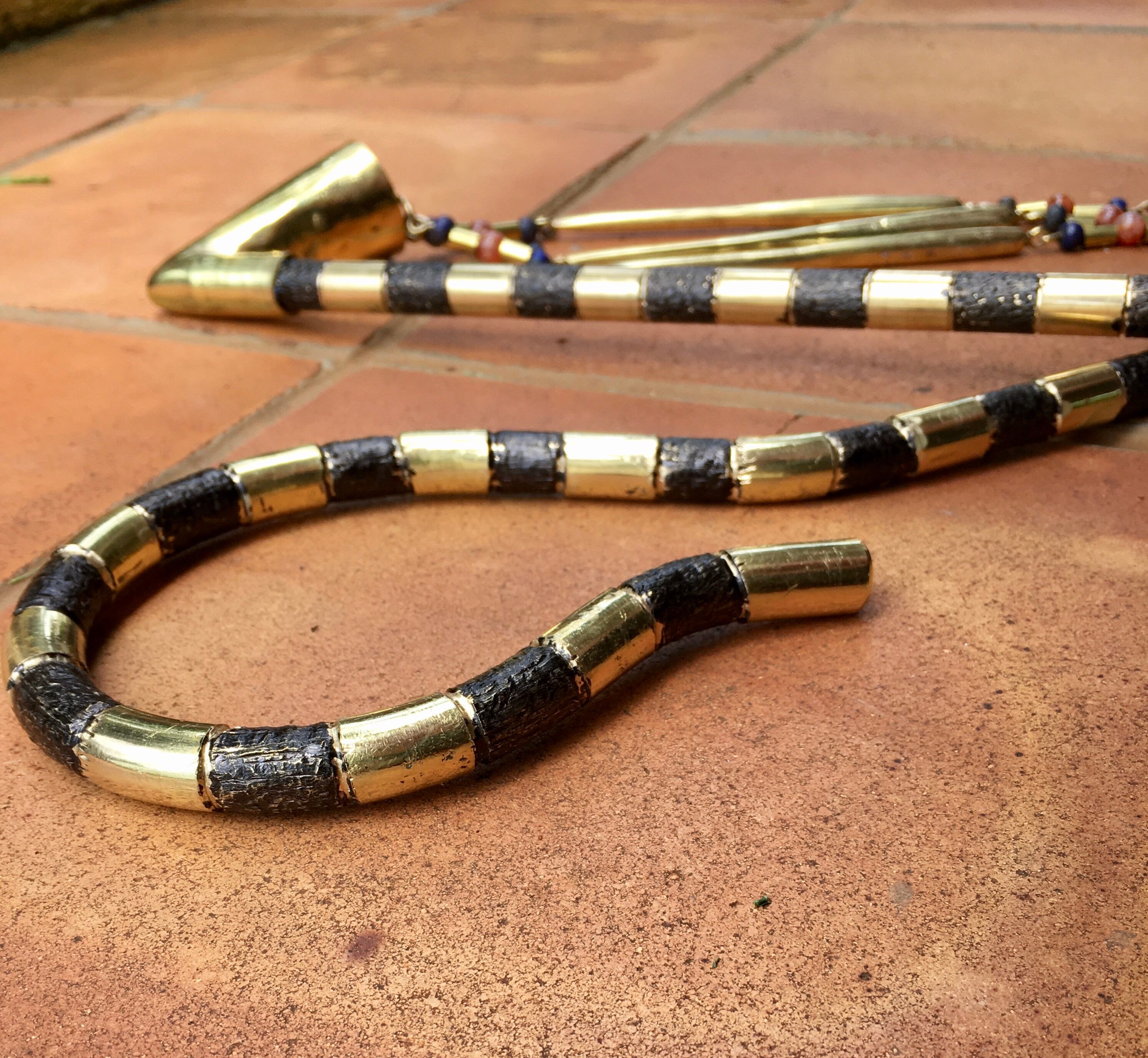 Egyptian crook and flail. Inspired sacred crook and flail. | Etsy