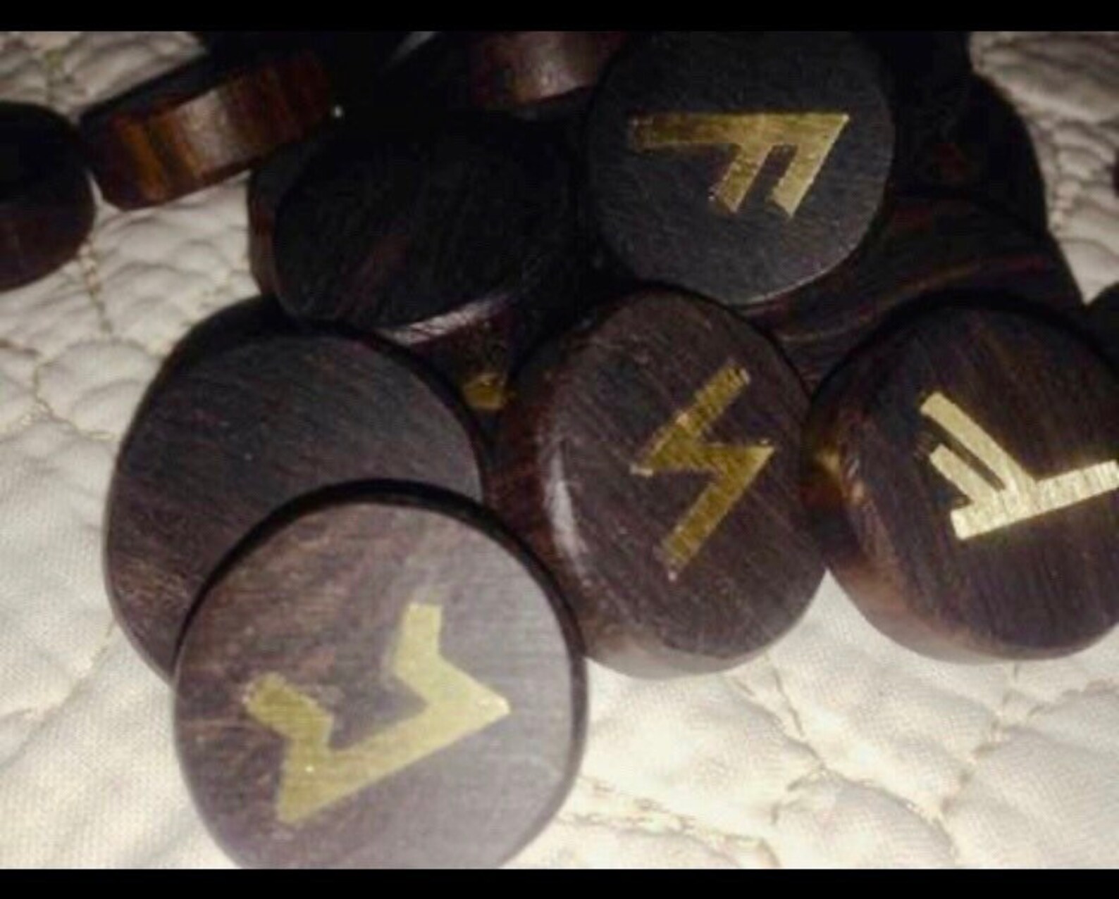 Rune Set Wooden Runes. African Ebony / Ironwood Runes With Etsy