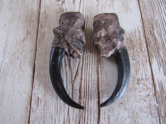 2 Eagle Talon Eagle Claws  2" Resin Replica Jewelry and Craft Supplies Tribal Crafts