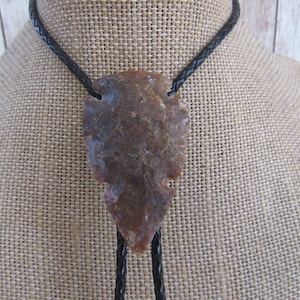 Arrowhead Bolo Tie Necklace Wedding Southwestern Tribal Necktie Jewelry N6031