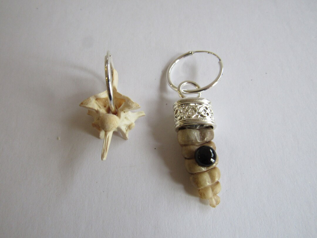 Rattlesnake Rattler & Vertebrae Earrings Jewelry Snake Spirit Animal ...