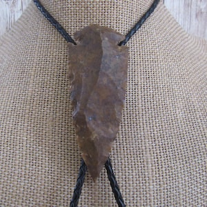 Arrowhead Bolo Tie Necklace Wedding Southwestern Tribal Necktie Jewelry N6032
