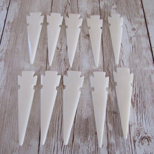 Arrowheads Spearheads Tribal Carved Buffalo Bone Craft/Jewelry Making 39A