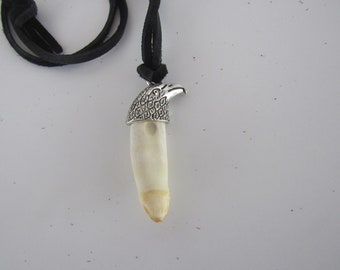 Collar Diente de Cocodrilo Original y Piedra Peruana Turquesa