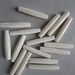 25 Buffalo Bone/Horn 1 Hairpipe Beads Yellow, Black Red White Jewelry/craft