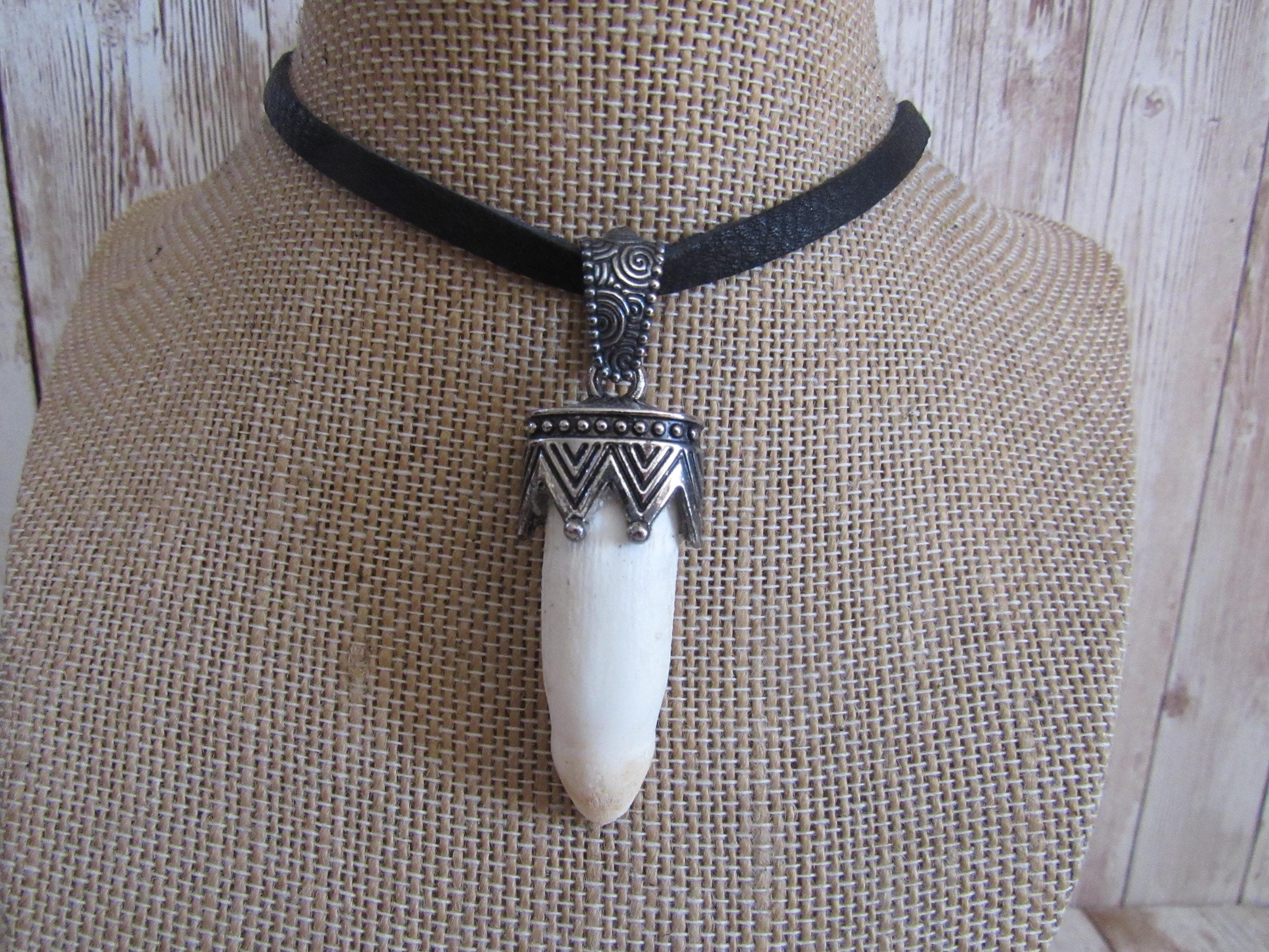 Grand Pendentif Dent/griffe En Argent Sterling 925/1000 - Hauteur 4 Cm - Occasion