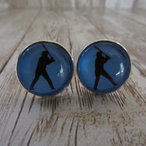 Baseball Player Cufflinks Sports Cuff Links Wedding CL70