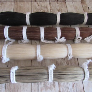 1/8 Pfund Extra Lange Rosshaar Bündel Qualität Natürliche Rosshaar Leder Tribal Handwerk Regalia Farbe wählen.