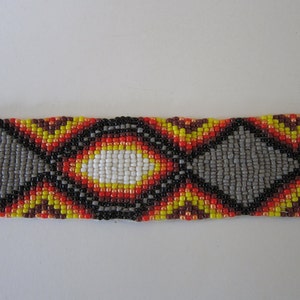 Glass Beaded Strip 3 Sizes  Tribal Regalia Bead  Work Leather Craft S1