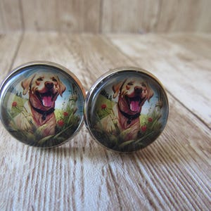 Labrador Retriever Cufflinks Dog Cuff Links Pet Wedding CL39
