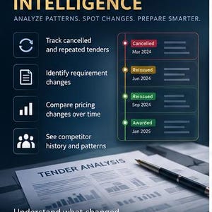 AI Tender Intelligence Blueprint | Public Procurement App | Competitor Analysis & Bid Strategy image 5