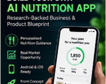 Appritning för AI-näring | Utveckling av Android + iOS | Startupstrategi och produktspecifikation