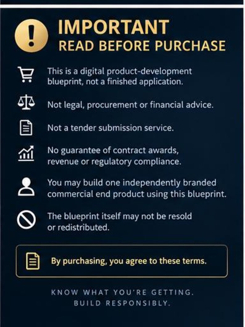 AI Tender Intelligence Blueprint | Public Procurement App | Competitor Analysis & Bid Strategy image 6