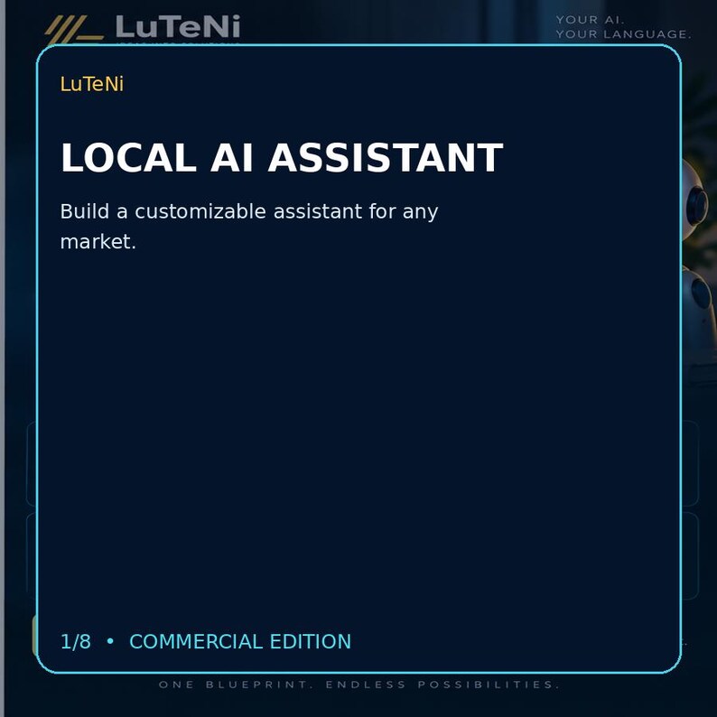 Local AI Assistant Blueprint | Voice Agent App & Smart Assistant Product Plan image 1