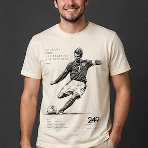 David Beckham Shirt - Etsy