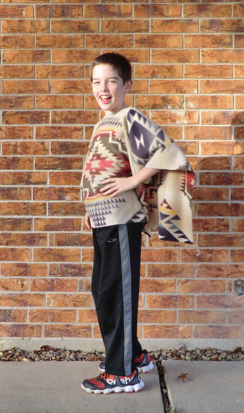 Daryl Dixon Style Poncho Kids Size