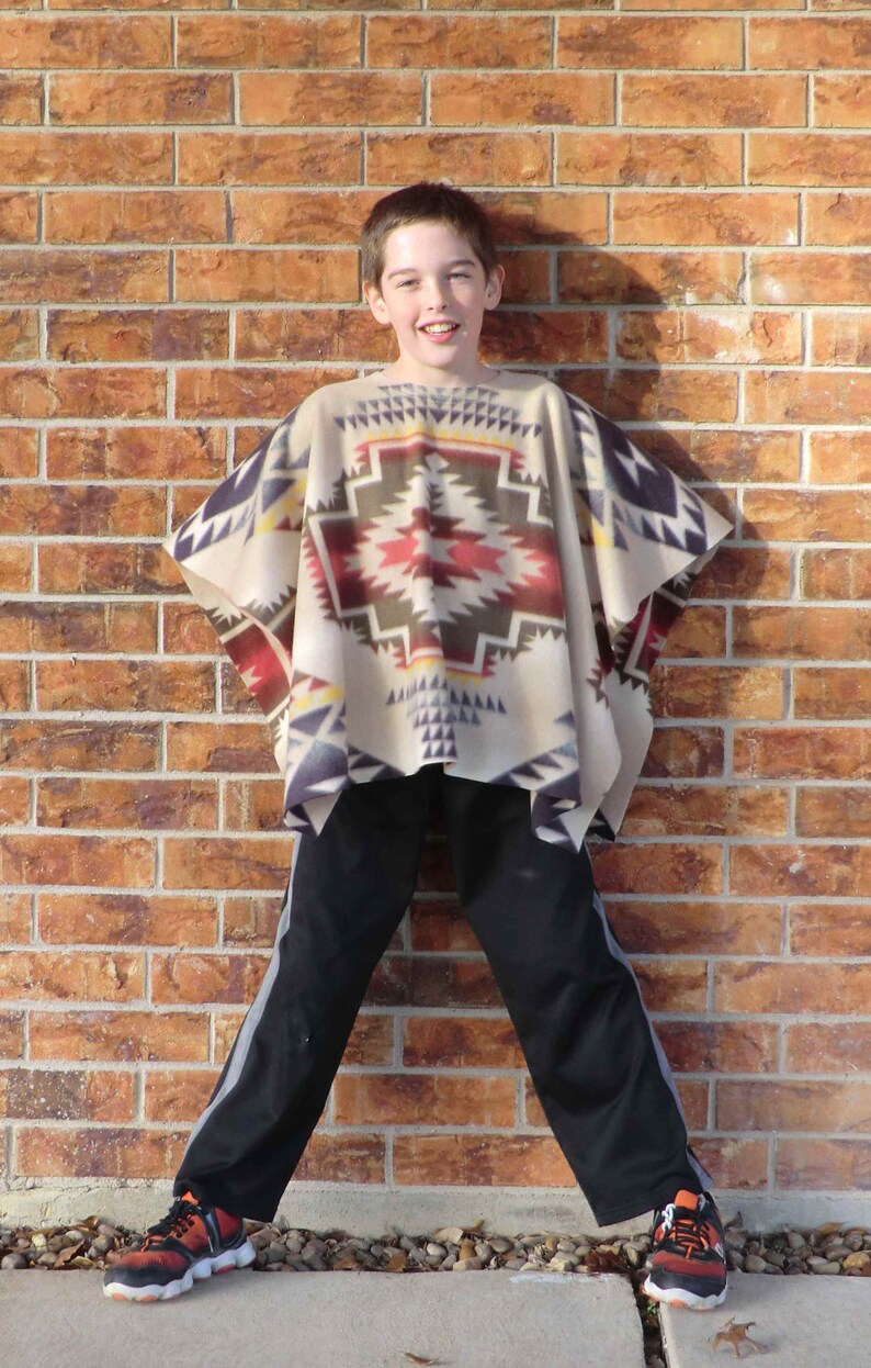 Daryl Dixon Style Poncho Kids Size