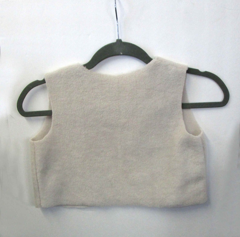 Western Style Fleece Vest Childs Size image 4