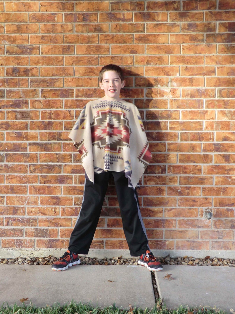 Daryl Dixon Style Poncho Kids Size