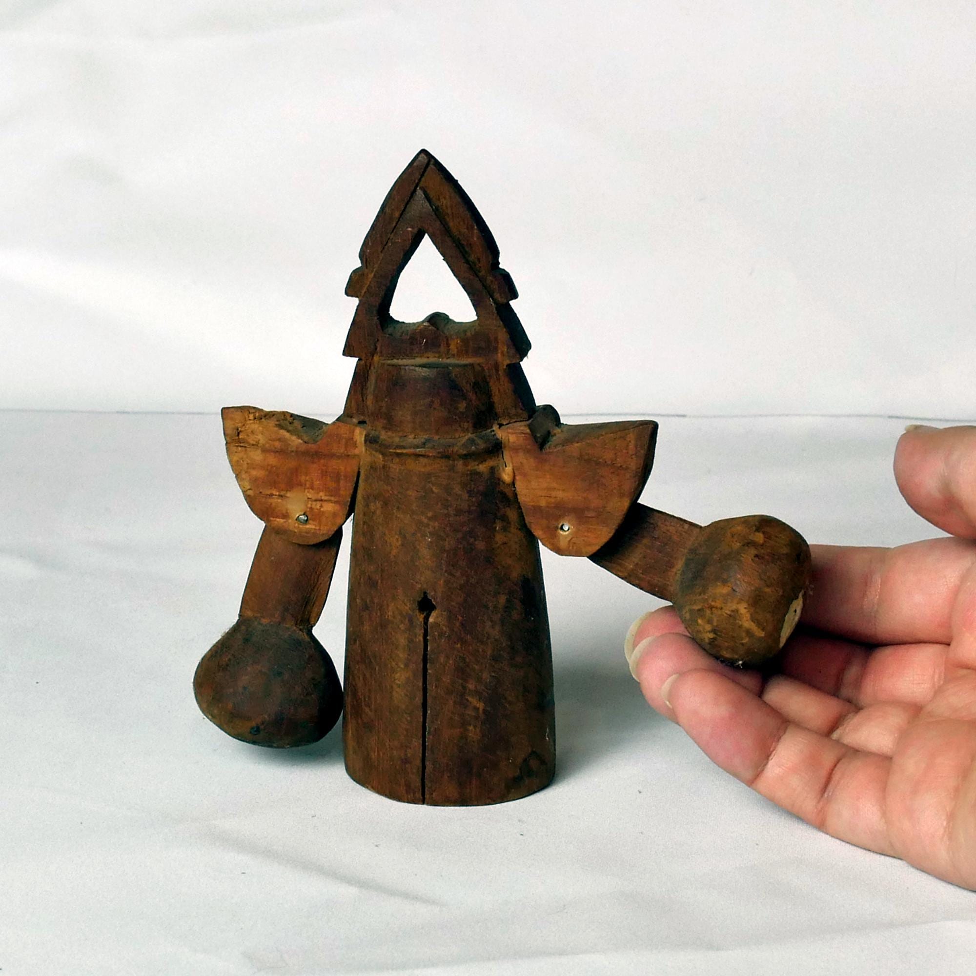 カウベル　OLD　木彫り Carved Wooden Cow Vintage - Etsy
