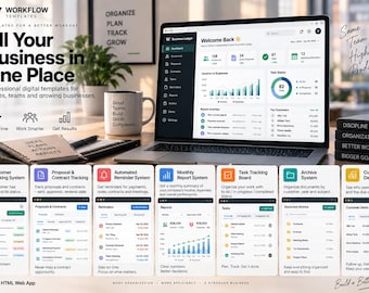 Business Management Dashboard | Customer & Finance Tracker (HTML Web App)