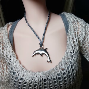 1/3 Scale BJD Smartdoll Sized Dolphin Charm Necklace - Pendant Necklace -Smart BJD doll Jewelry