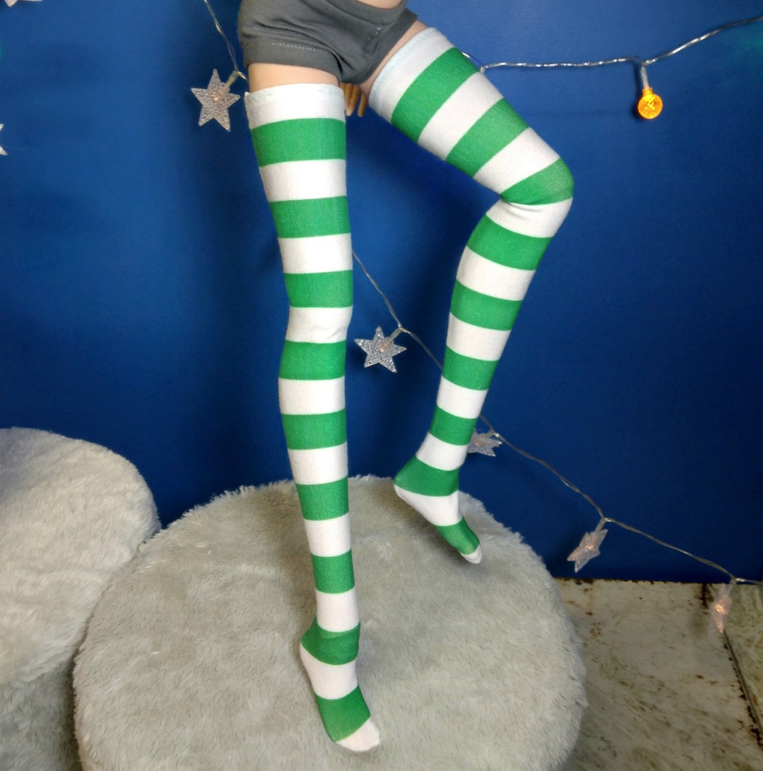1/3 Scale SD Sized Stockings Over Knee High Socks Green & Etsy