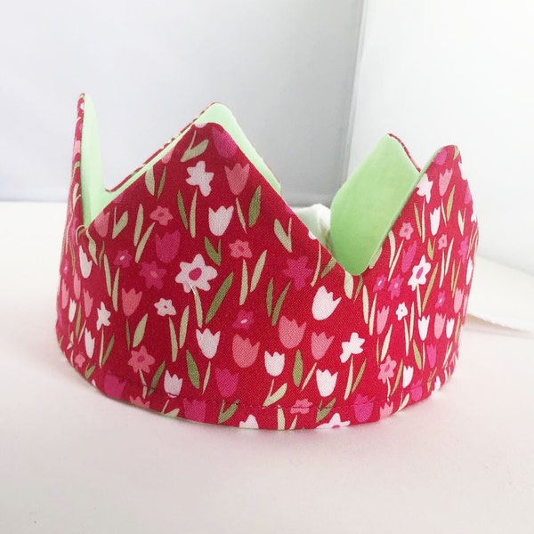 Fabric Flower Crown Etsy