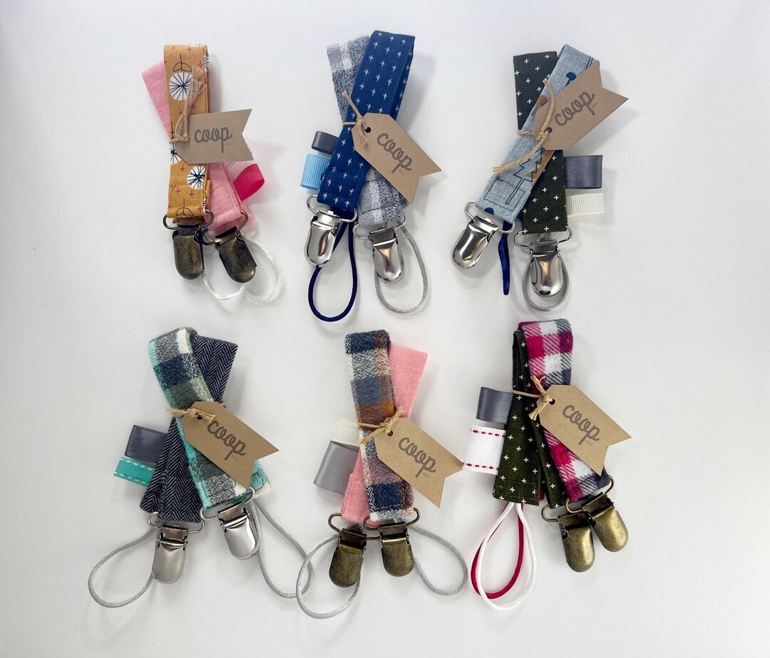 2pk Pacifier Clip Lanyard Baby Paci Stocking Stuffer Etsy UK