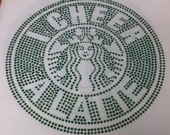 Cheer bling.  Cheer rhinestone iron on transfers, Cheer templates, Cheer a latte, Cheer iron on patch, Cheer bejeweled decal, cheerleader