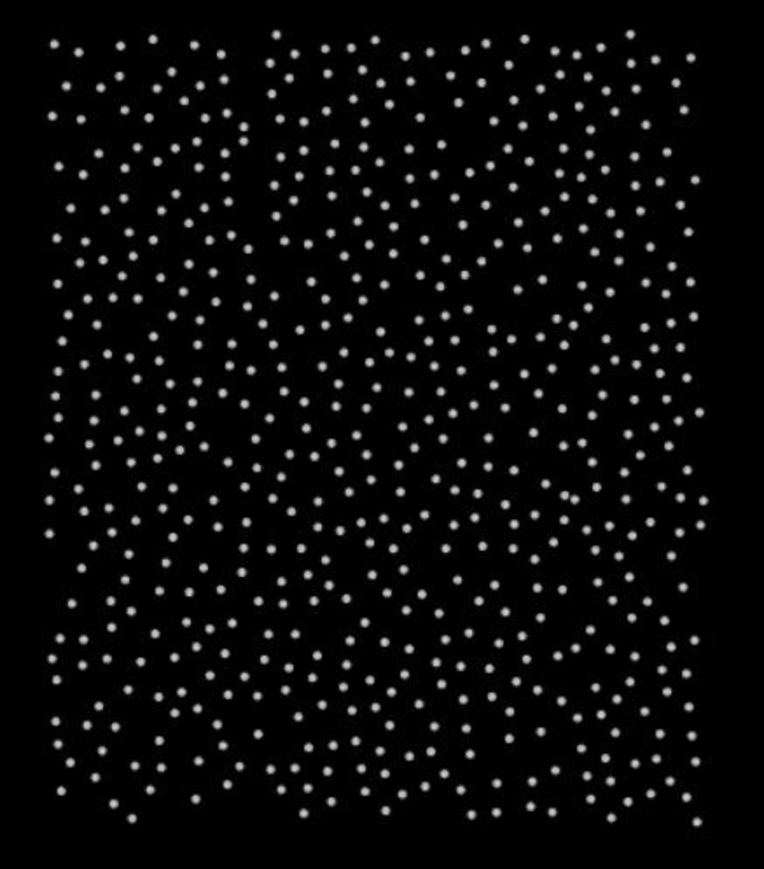 15x12.5 Custom Scattered Rhinestone Sheets, Hot Fix Rhinestone Transfer ...