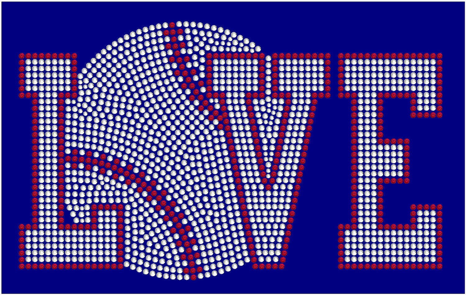 Baseball Rhinestone Iron On, Softball Rhinestone Iron On, Love Baseball ...