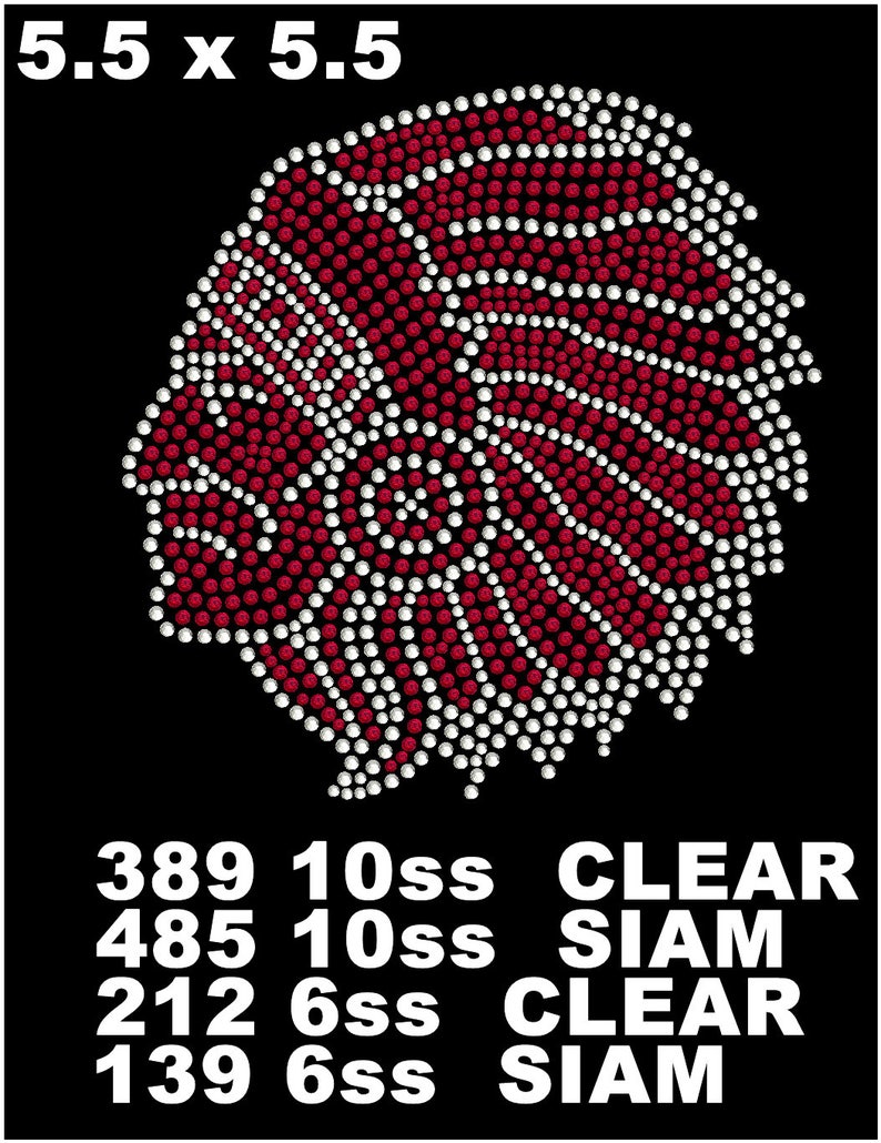 Download Rhinestone Warrior Head svg, Instant download rhinestone ...