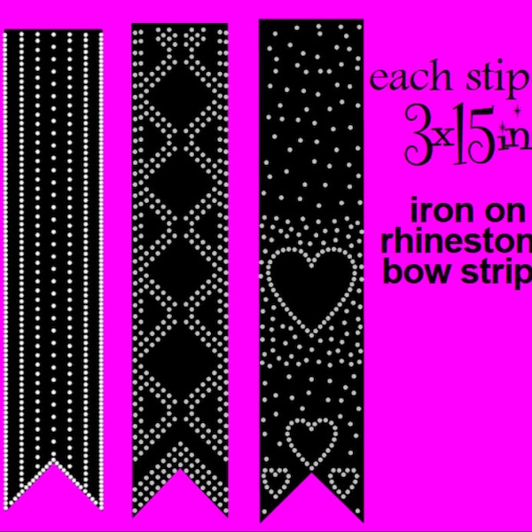 Rhinestone Strip - Etsy