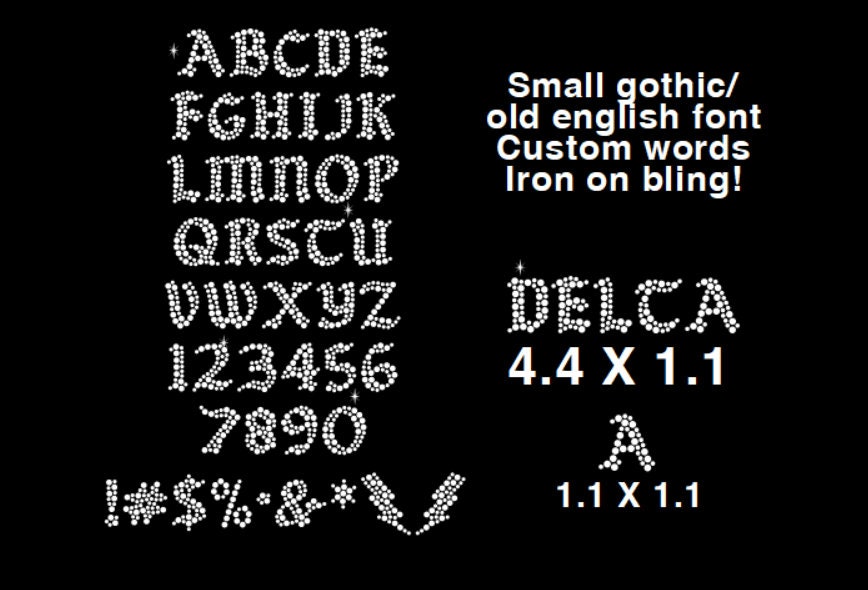 Set of 26 SMALL SILVER LETTERS, Silver Rhinestone Alphabet, Embellishment  Initial Flatback, Silver Sparkle Bling Metal Monogram Decor -  Denmark