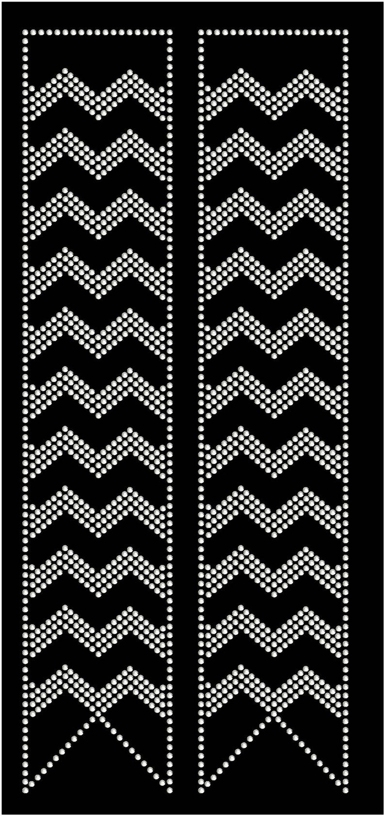 SVG Chevron Rhinestone Bow Strips CHEVRON Bow Strip Download Etsy
