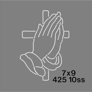 Instant download, praying hands svg, rhinestone praying hands download, praying hands for mask