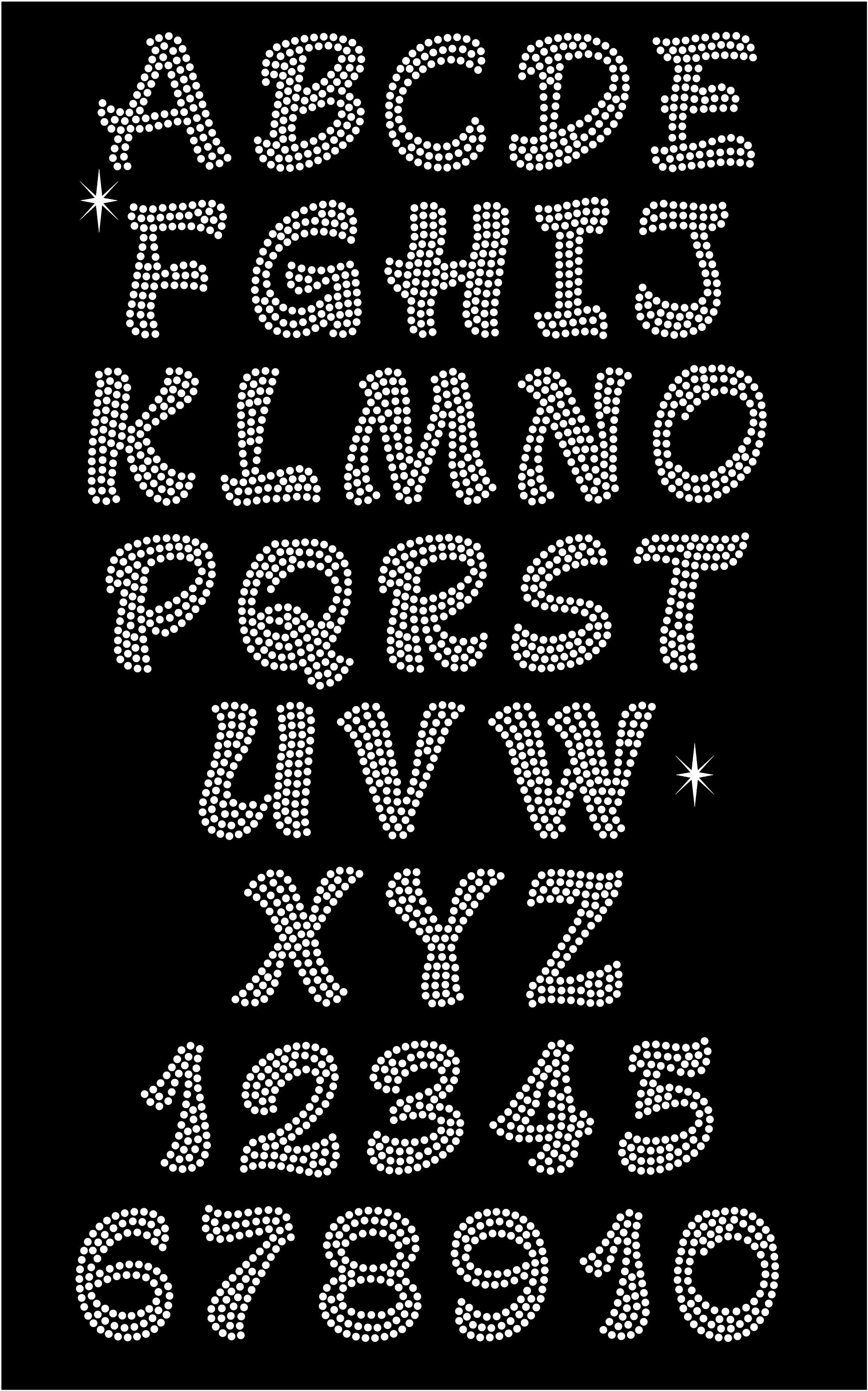 Iron on rhinestone letters discount