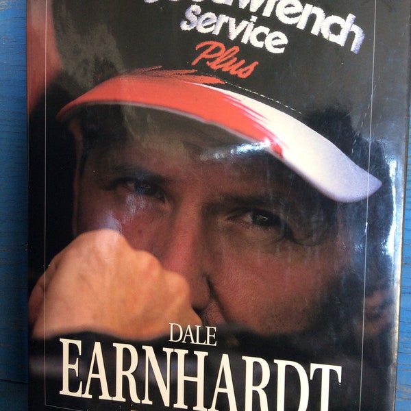 Vintage book. colorful book. Dale Earnhardt book. NASCAR book. Coffee table book.