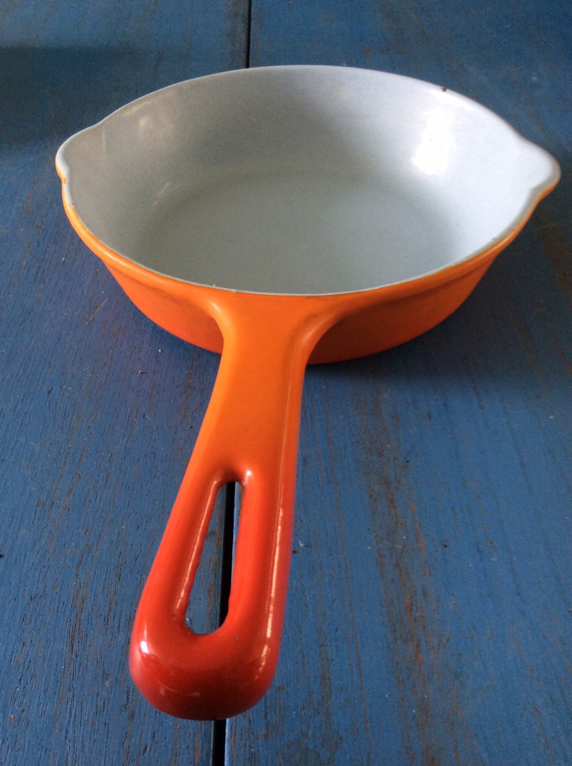 Vintage Belgium cookware Belgium skillet cast iron enameled Etsy