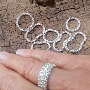 Sterling chain ring