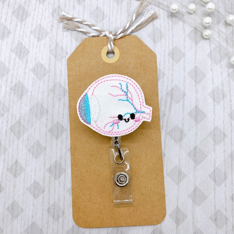 Eyeball Badge Reel Optometrist Badge Reel Optometry Gifts Etsy