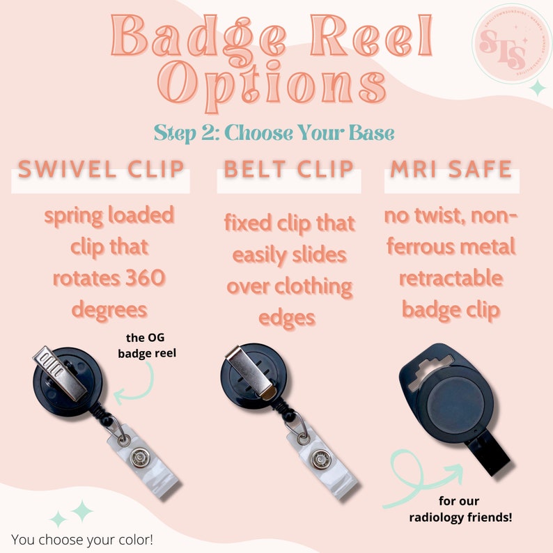 9 Kuan ICU Badge Holder Reel - Retractable Badge Clip For ID Cards, Keycards, And Keys