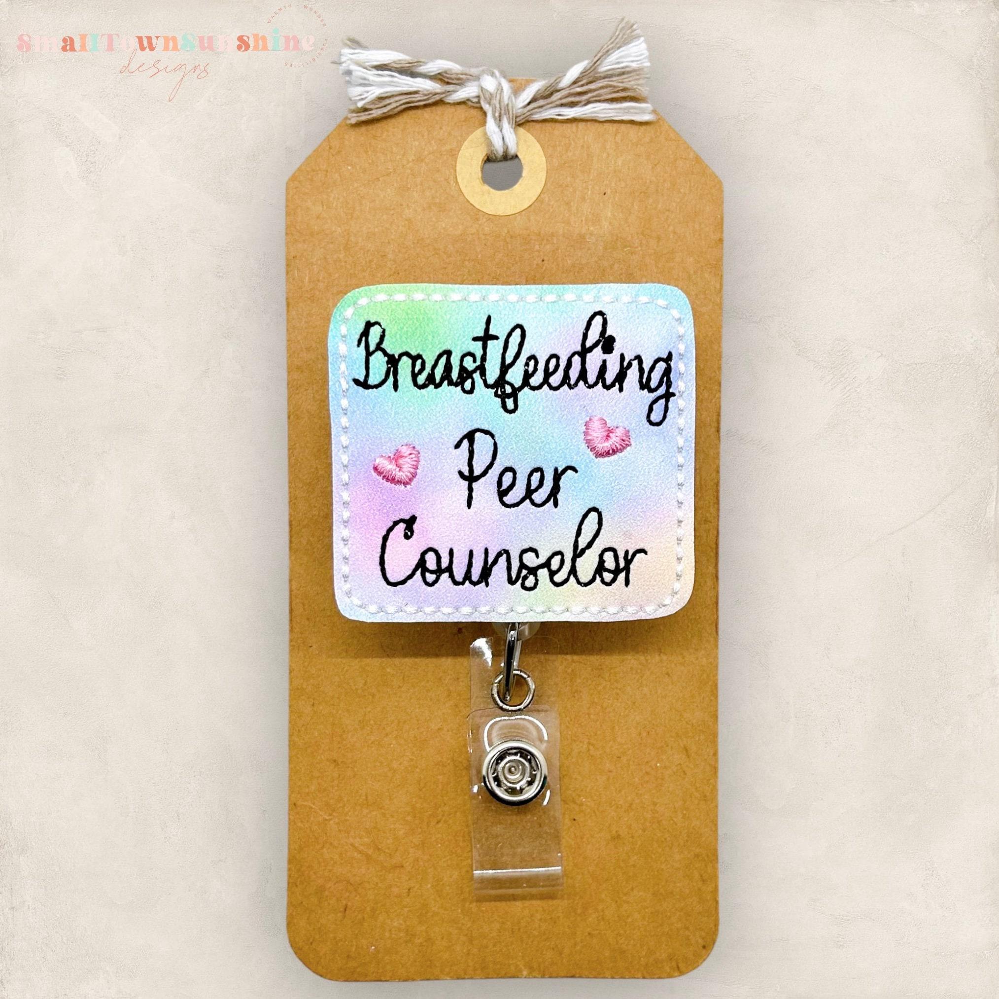 Breastfeeding Peer Counselor Badge Reel, Breastfeeding Mom Badge,…
