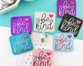 Be Kind Badge Reel, Kindness Badge Reel, Spread Love Badge Reel, Nurse Badge Reel, Teacher Lanyard, Retractable ID Badge Holder