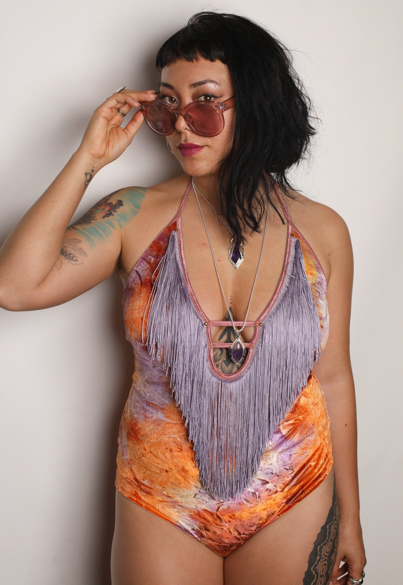 crushed velvet bodysuit