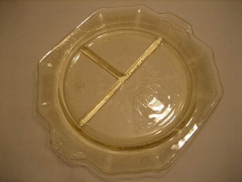 Hocking Glass Princess 10 12 Grill Plate
